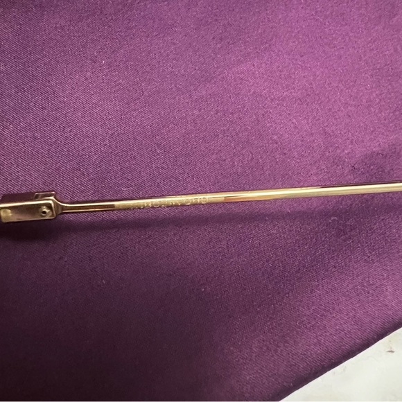 Authentic gold GUCCI blue gradient 
Round Pearl Tip Sunglasses - Picture 17 of 17